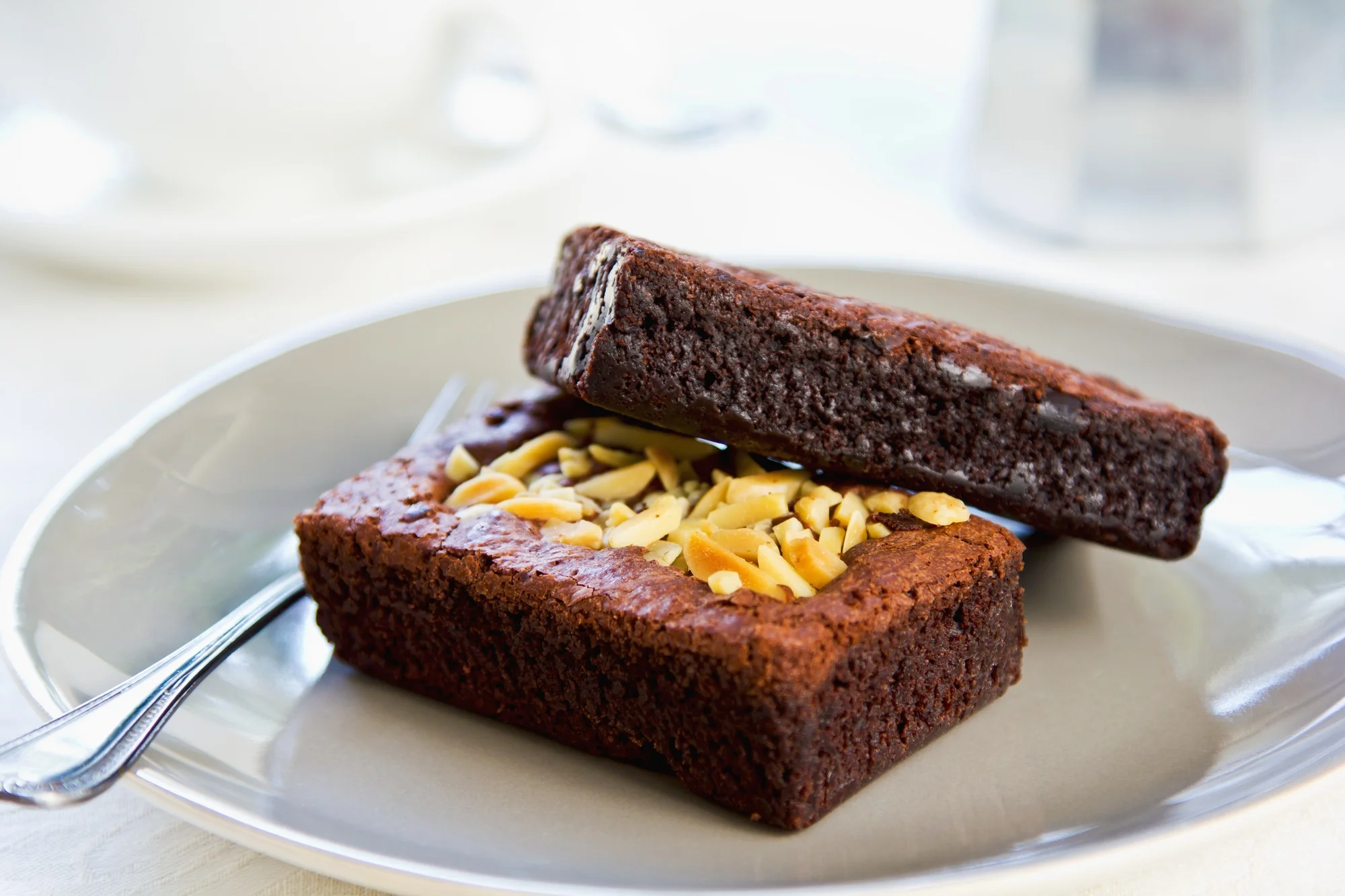 Brownies fondants cuits dans l'airfryer.