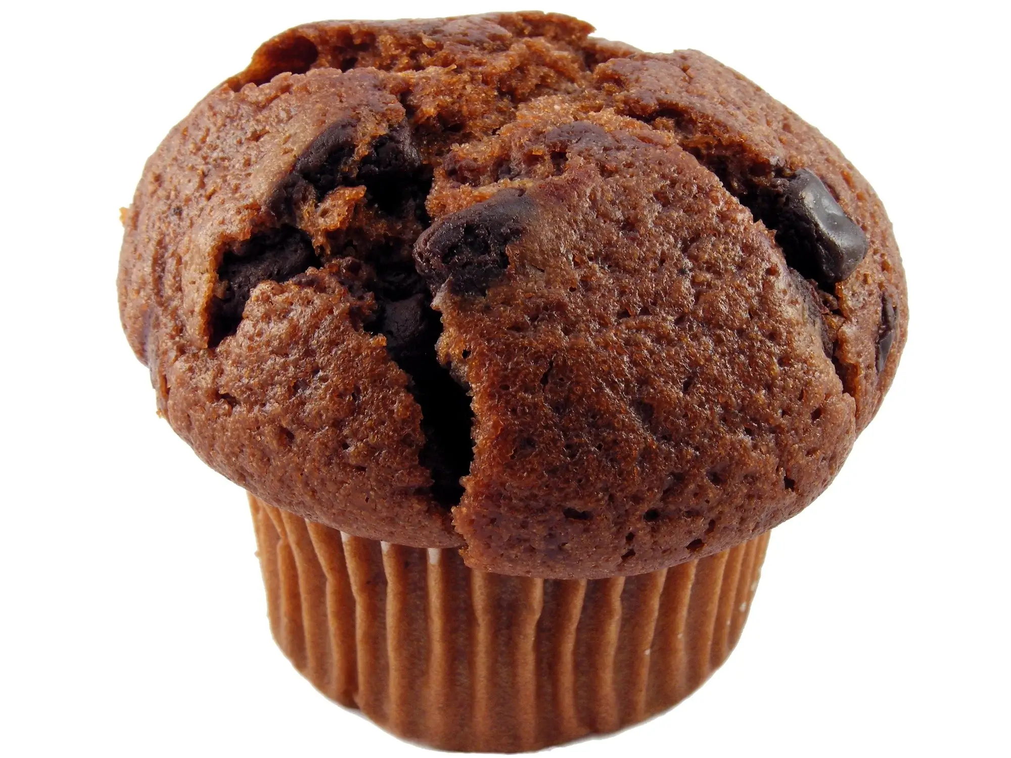 Muffins au chocolat moelleux cuits dans l'airfryer.