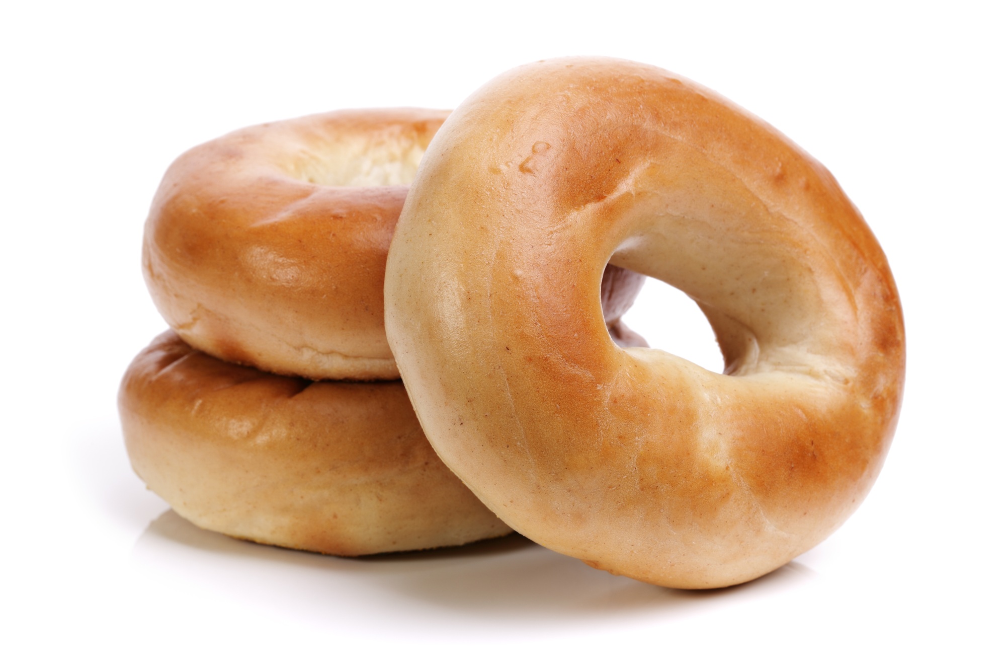 Bagels dans l'airfryer dorés et croustillants.