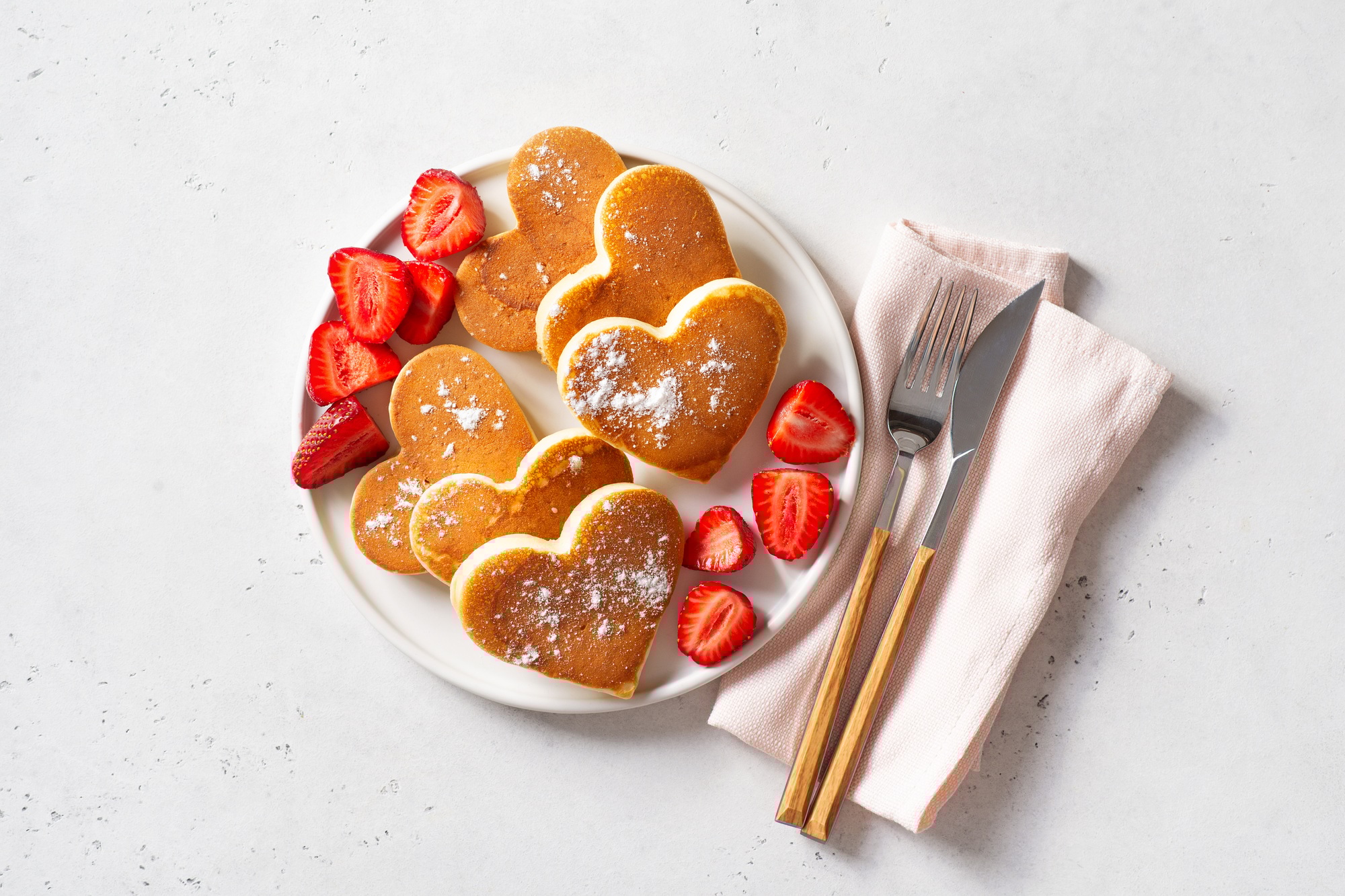 Crêpes légères cuites dans une airfryer